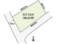 土地　玉島中央町　96.01坪　の画像
