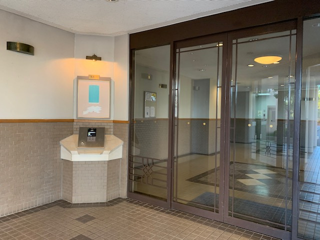 パークアヴェニュー神戸三田５番館のエントランス