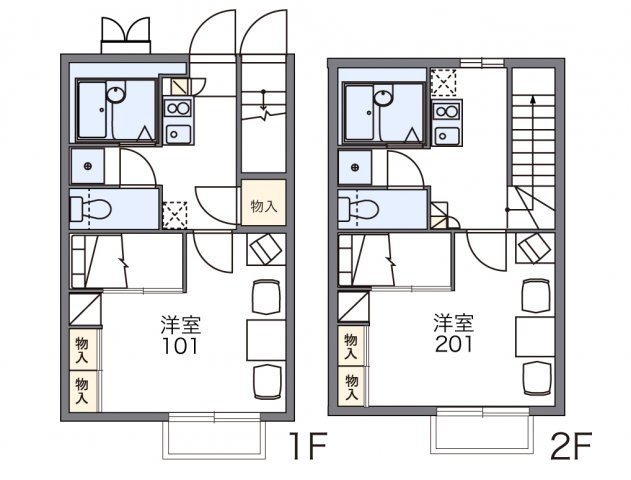 【間取り】 | レオパレスローズ | 代表的な間取のため実際の間取とは異なる場合があります