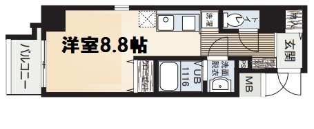 【間取り】 | ウィスタリア新北野