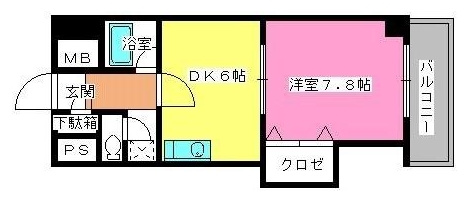 【間取り】 | グランシャリオ竹下
