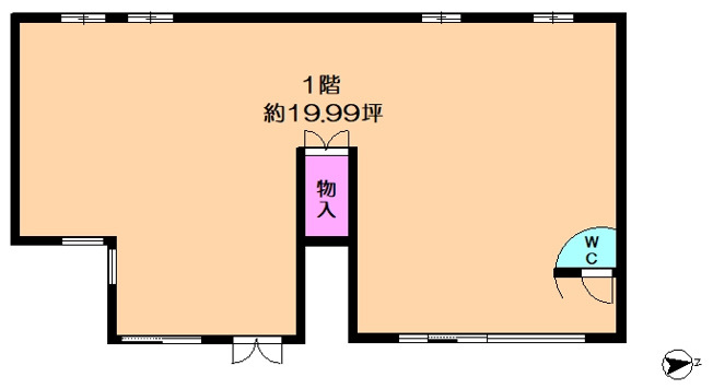 【間取り】 | みるく学園前店舗