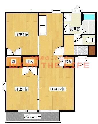 上津コーポ【キャッシュバック対象物件】の間取り