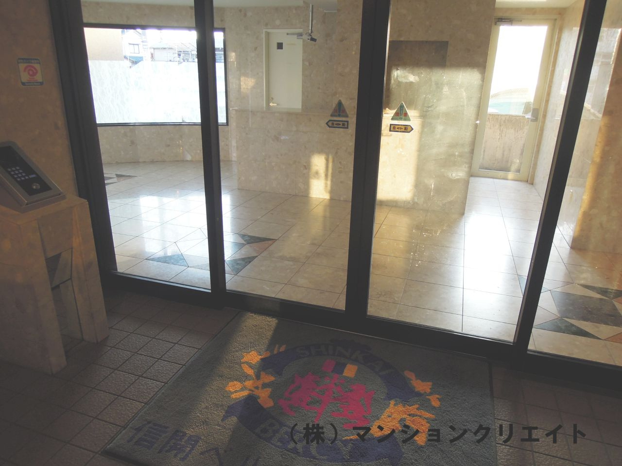 信開ベルシー文京南の外観|正面玄関