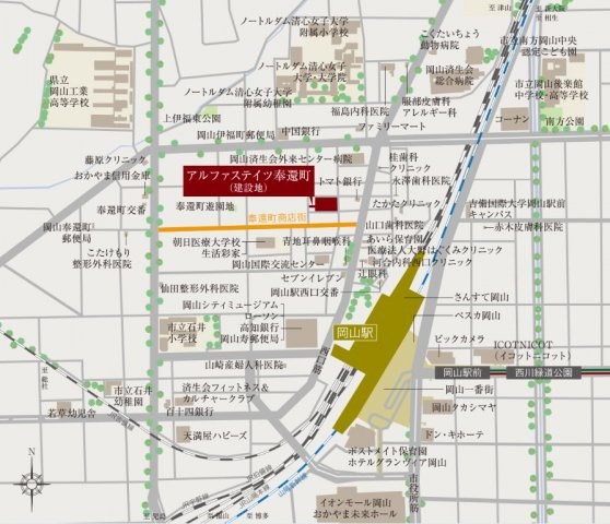 アルファステイツ奉還町の地図|アルファステイツ奉還町　地図