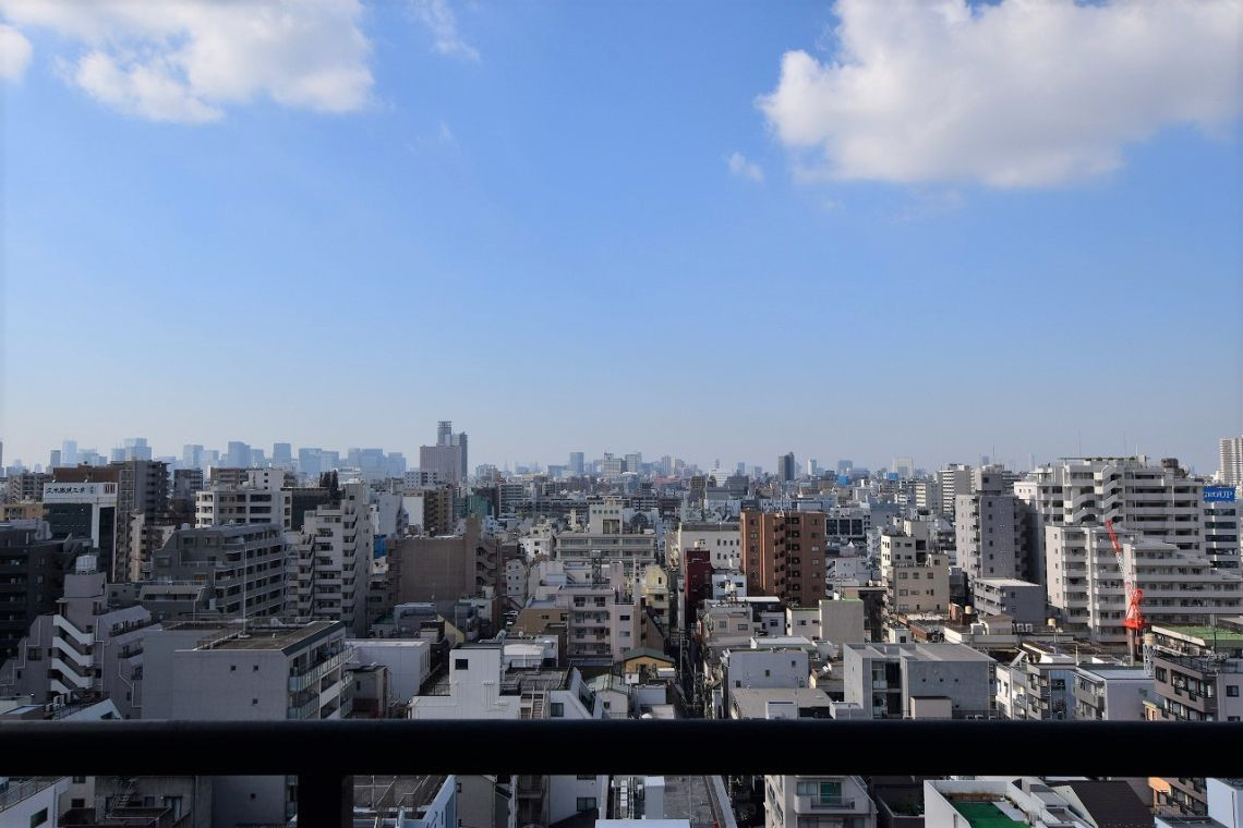 ライオンズプラザ錦糸町の展望|西側の眺望