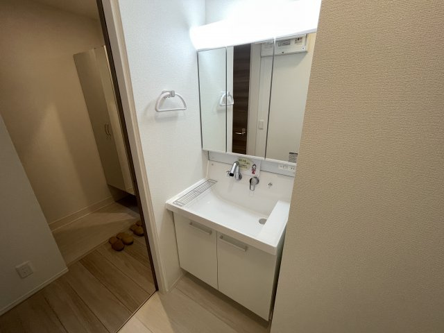 D-room公津の杜Bの洗面所|洗髪洗面化粧台