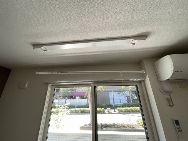 D-room公津の杜Bの内装|室内物干し