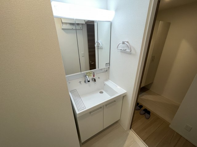 D-room公津の杜Bの洗面所|洗髪洗面化粧台