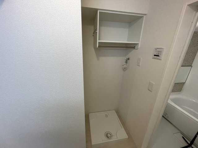D-room公津の杜Bの内装|室内洗濯機置場