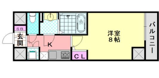 フォレストインサイド鳳の間取り