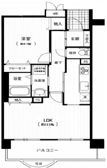 尼崎イスティーの間取り