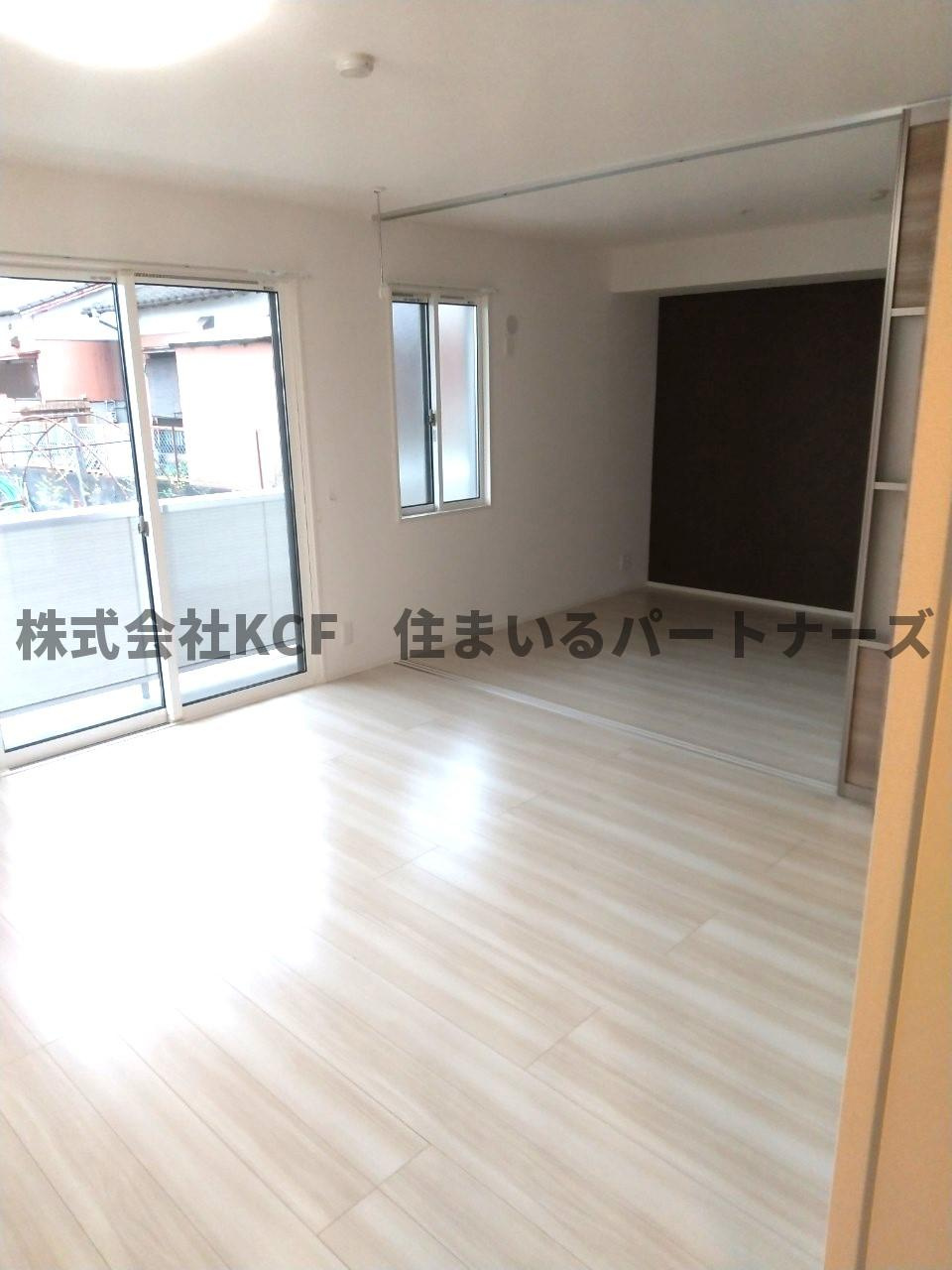 the Terrace御井町の居間・リビング|使いやすい居間です