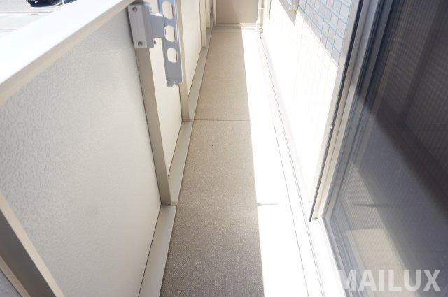 熊本市中央区帯山４丁目のアパートのバルコニー