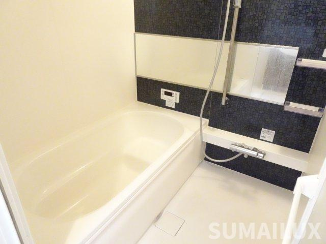 熊本市中央区帯山４丁目のアパートの浴室