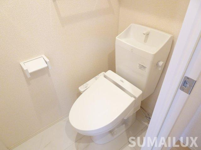 熊本市中央区帯山４丁目のアパートのトイレ
