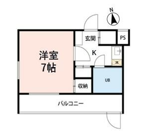 反転した間取りになります。