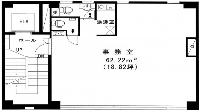 台東区浅草橋３丁目の事務所の間取り