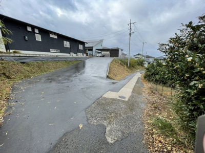 【周辺】 | 商談中です●水計町　倉庫用地　（現況　みかん畑） | 前面道路