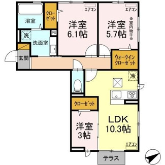 【間取り】 | プランドールM