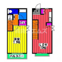 【間取り】 | パティオ大楠の間取り