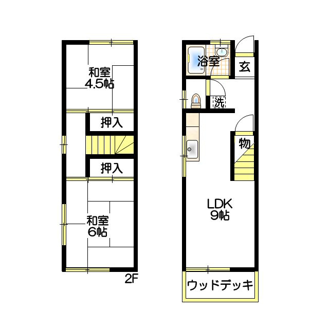 レジデンス王塚の間取り