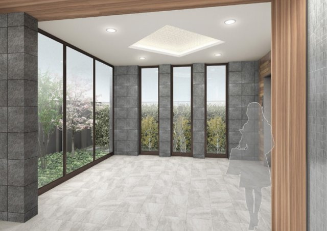 ＡＴＫレジデンスなんばのエントランス