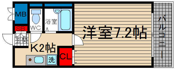 Jフラットの間取り