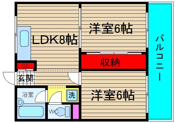 大森マンションの間取り