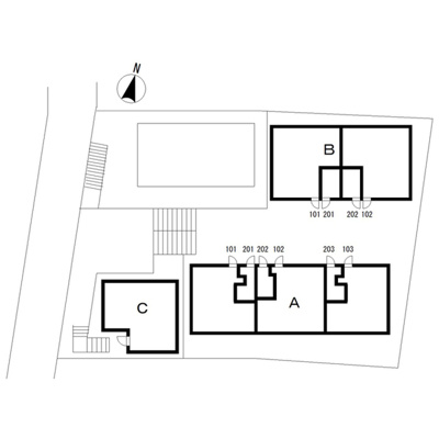 【区画図】 | メゾン ド シャ ブラン