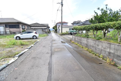 【前面道路含む現地写真】 | 鹿屋市川西町　分譲地A