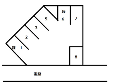 【区画図】 | 幸町駐車場W