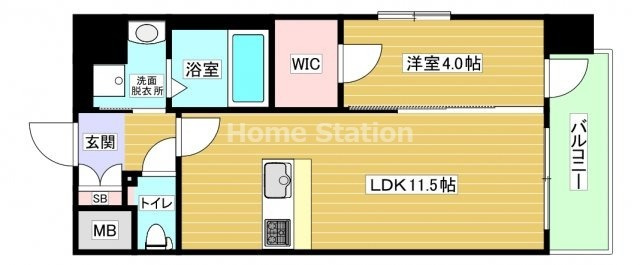 【間取り】 | スプランディッド中之島DUE