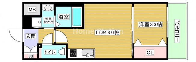 【間取り】 | スプランディッド中之島DUE