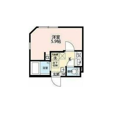 グランクオールMUSAKOの間取り