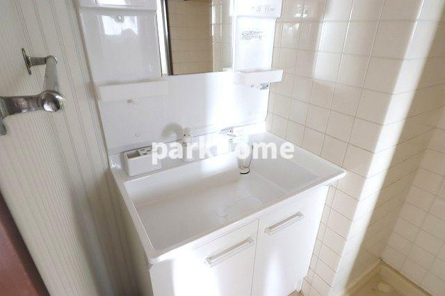 啓和ハイツの洗面所|使いやすい洗面所です