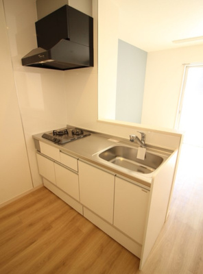 【キッチン】 | デュラカーサ羽村Ⅱ | ガスコンロ2口完備。