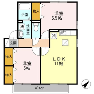 【間取り】 | サンライズ豊 A棟 | 画像反転