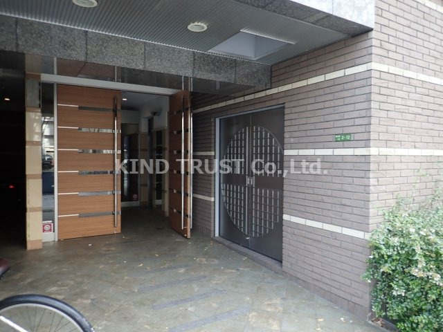 パウゼ東天満のエントランス|ゆとりのあるエントランスです