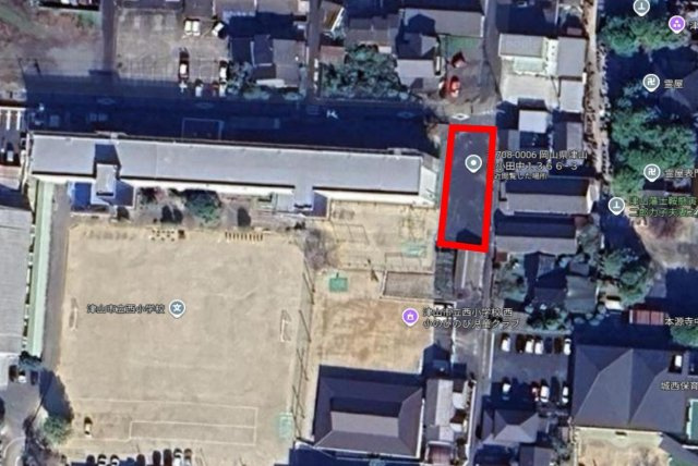 津山市小田中　売地109.34坪の地図