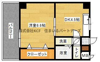 エスポワール六ツ門の間取り