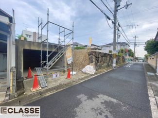 【前面道路含む現地写真】 | 宇治市木幡御蔵山　2区画　A号地　売土地　建築条件付き | こんな暮らしがしたい・・と、夢をお聞かせください！！ お客様と一緒に考えてご満足いただけることが、私たちの喜びになっています。