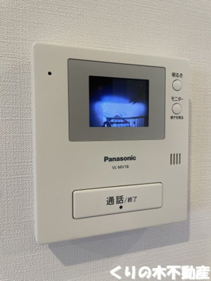 【セキュリティ】 | ガーデンハイツひがき E棟 | モニター付きインターホンです