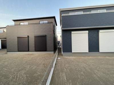 【前面道路含む現地写真】 | 日進市岩崎町9期4棟 全1棟 2号棟＜仲介手数料無料＞北小・日進中　新築一戸建て | 新築一戸建ての事ならマックスバリュで住まい相談エムワイホームにお任せください。