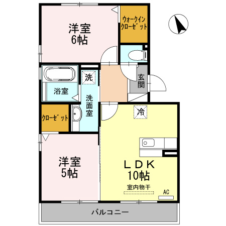 【間取り】 | リヴェールB棟