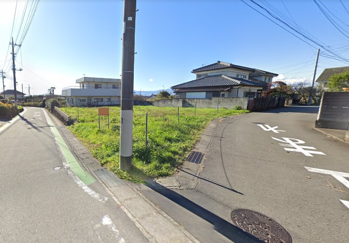 高崎市箕郷町生原売地の前面道路含む現地写真