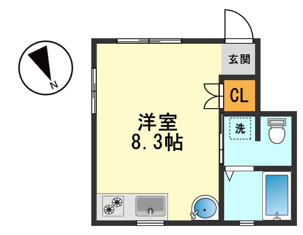 サンブリヤ新小岩の間取り
