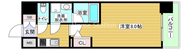 【間取り】 | アルグラッド福島SOUTH