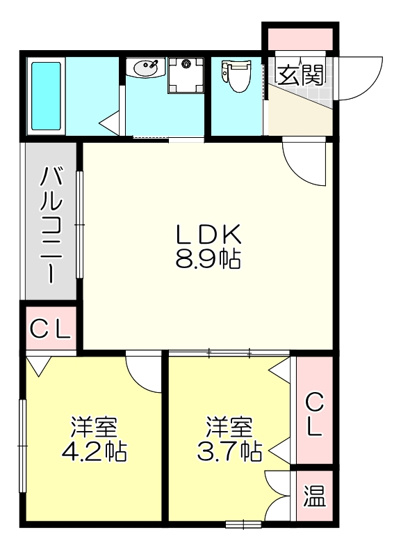 【間取り】 | Ace Garden Heights Ⅰ