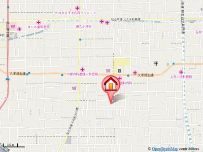 【地図】 | スペリアージュ　B棟